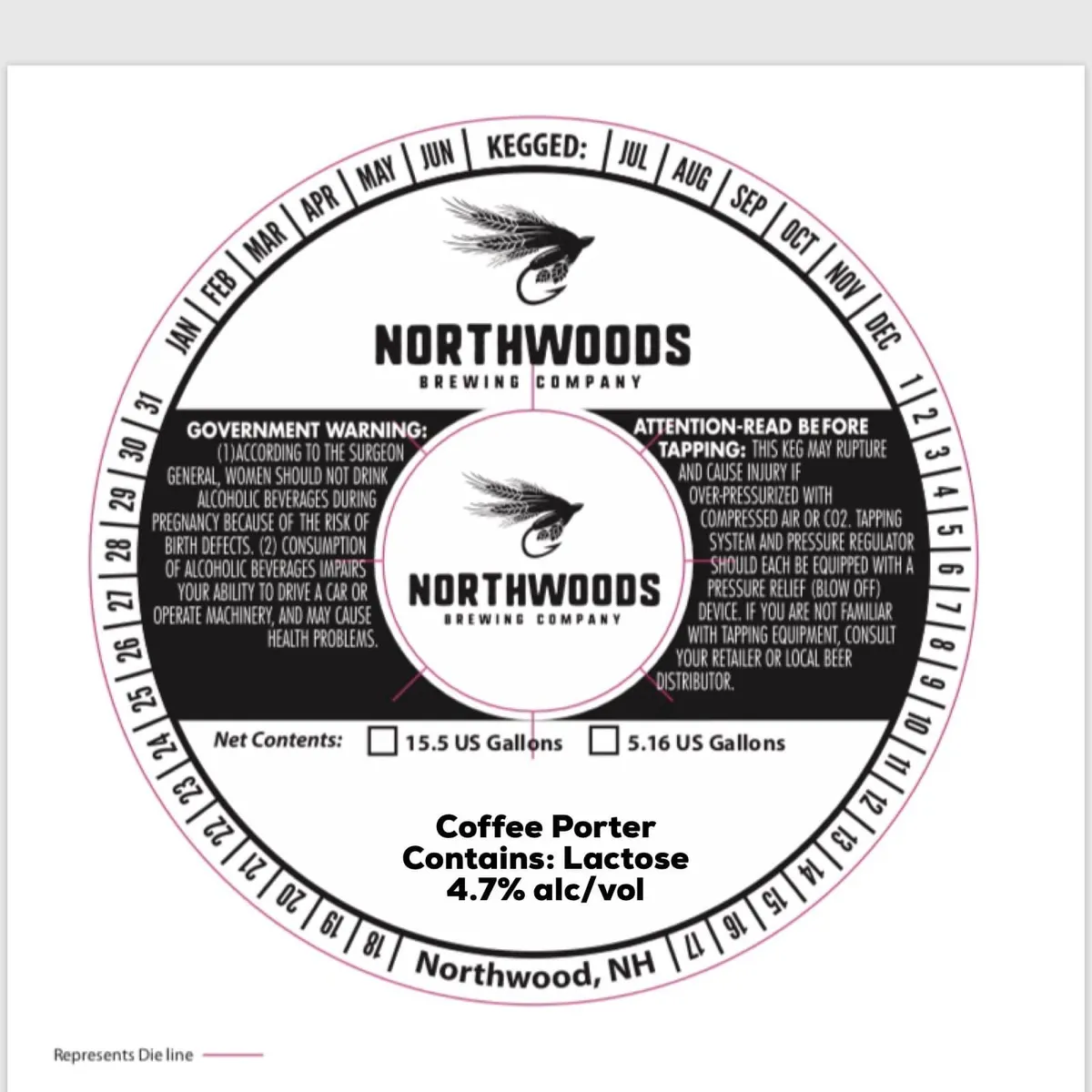 Coffee Porter — full label as filed with TTB