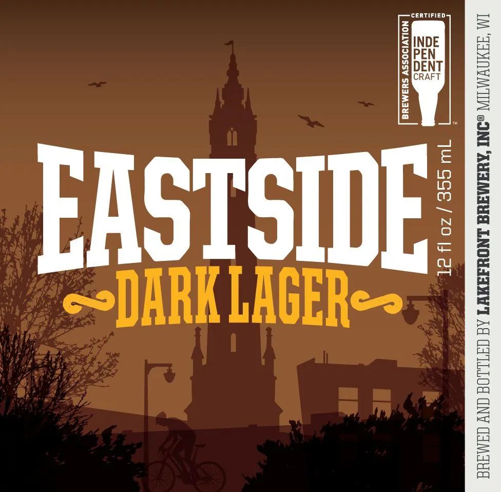 Eastside Dark Lager — full label as filed with TTB
