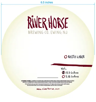 Raita Lager label