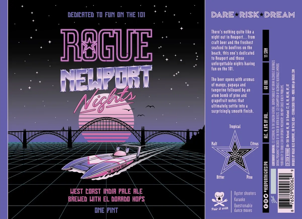 Newport Nights — full label as filed with TTB