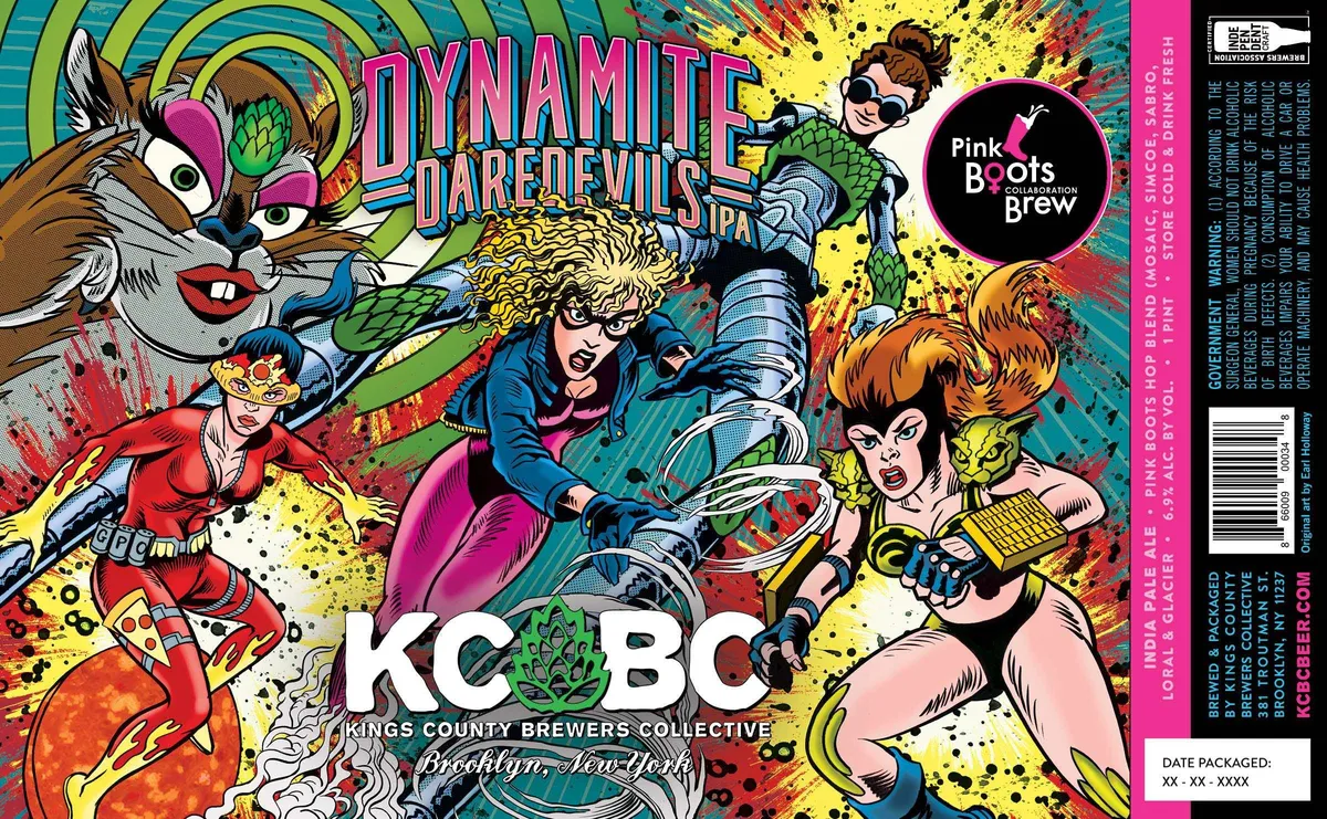 Dynamite Daredevils — full label as filed with TTB