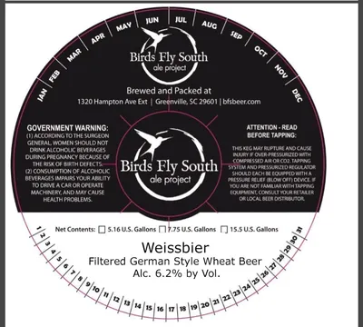 Weissbier label