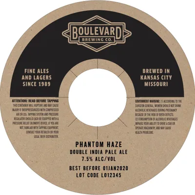 Phantom Haze label