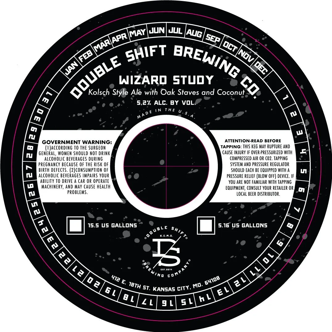 Wizard Study — full label as filed with TTB