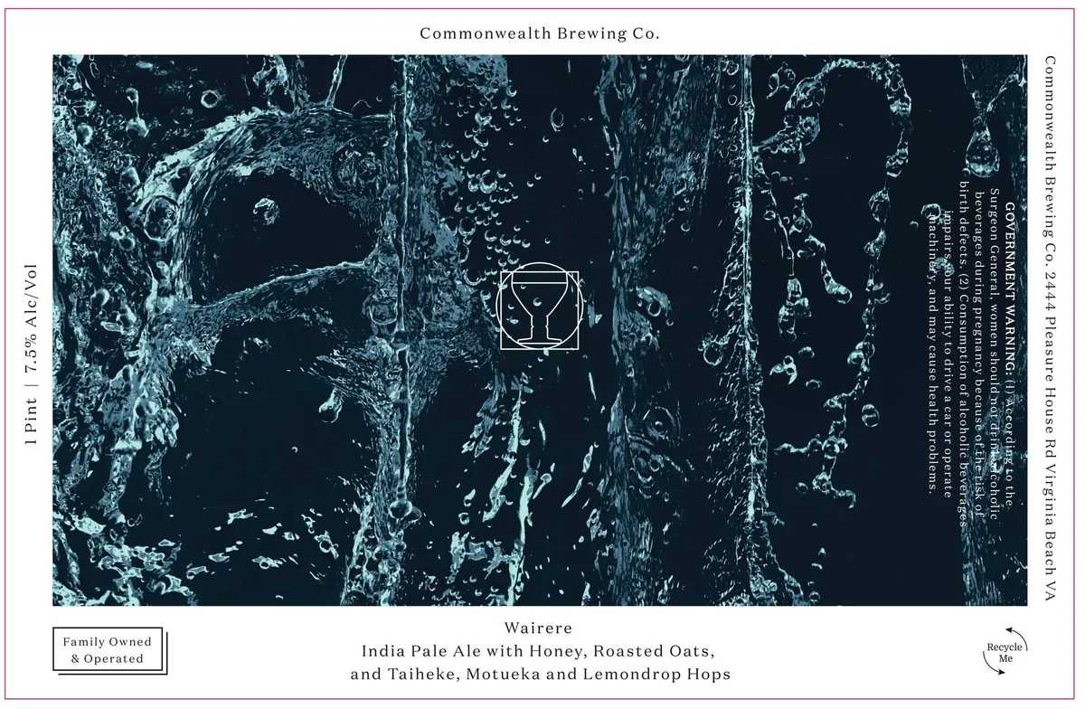 Wairere — full label as filed with TTB