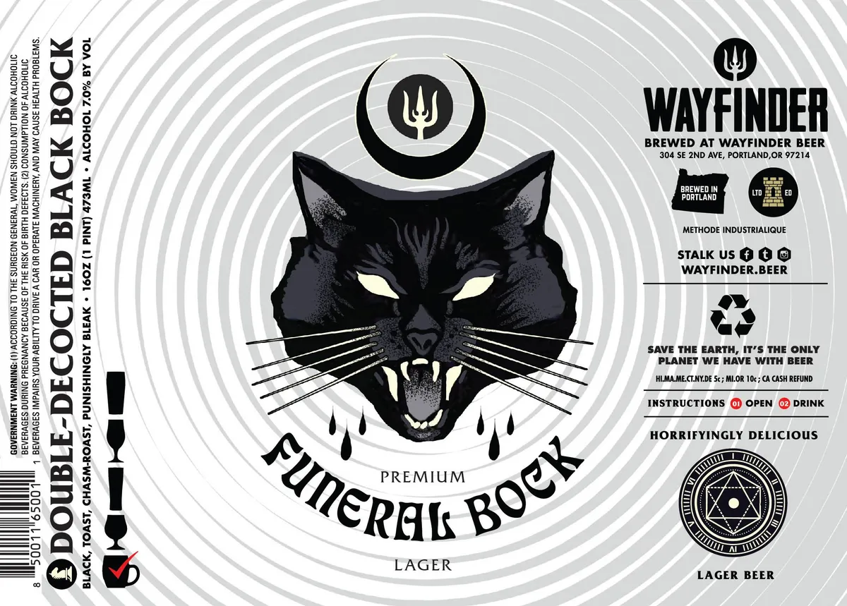 Funeral Bock — full label as filed with TTB