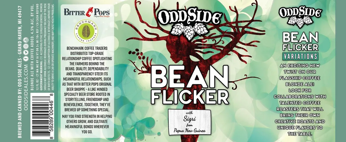 Bean Flicker with Sigri from Papua New Guinea — full label as filed with TTB