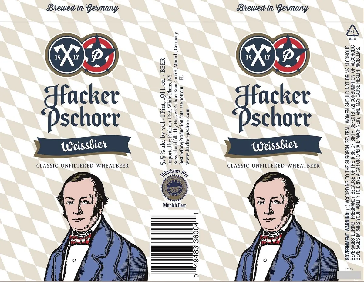 Weissbier — full label as filed with TTB