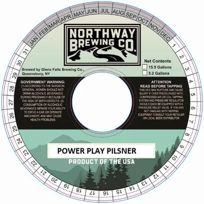 Power Play Pilsner label