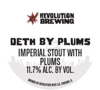 Deth By Plums — full label as filed with TTB