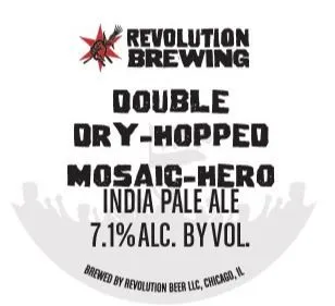 Double Dry-Hopped Mosaic Hero label