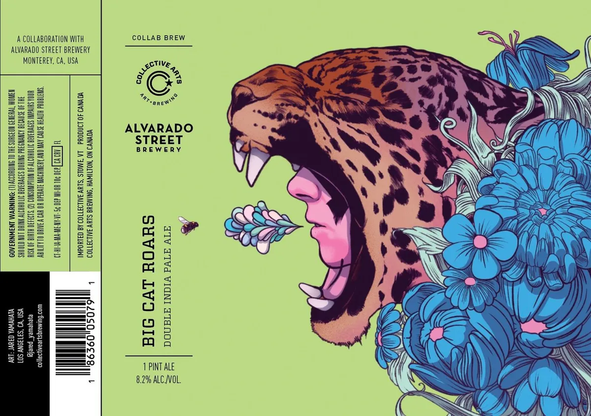 Big Cat Roars — full label as filed with TTB