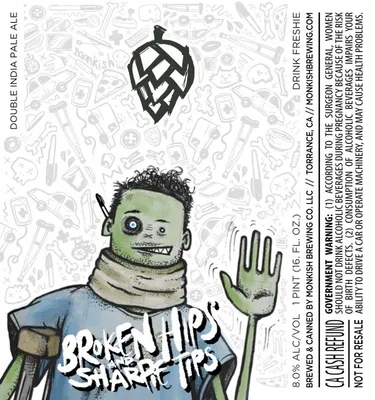 Broken Hips and Sharpie Tips label