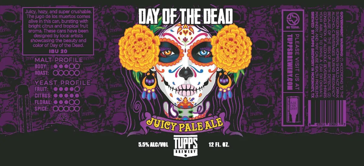 Day of the Dead — full label as filed with TTB