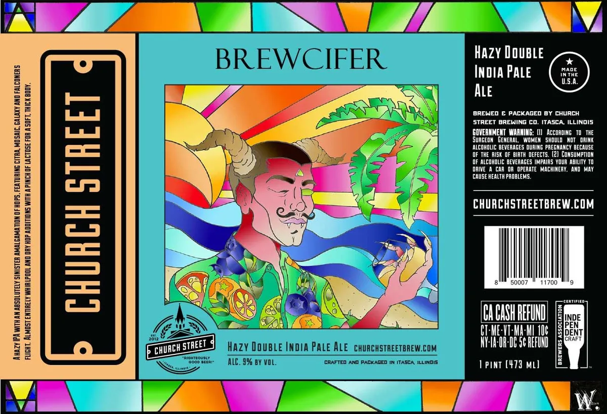 Brewcifer — full label as filed with TTB
