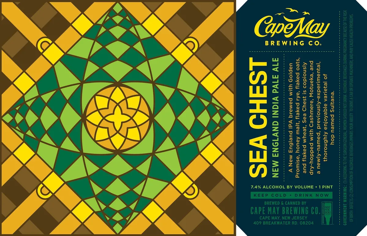 Sea Chest — full label as filed with TTB