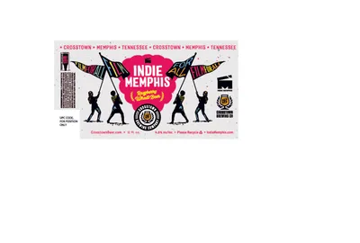 Indie Memphis Raspberry Wheat Beer label