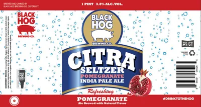 Citra Seltzer Pomegranate India Pale Ale label