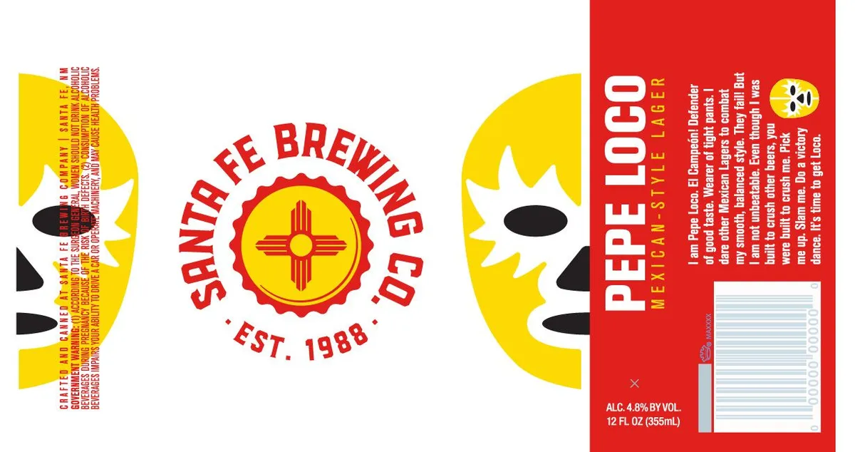 Pepe Loco — full label as filed with TTB