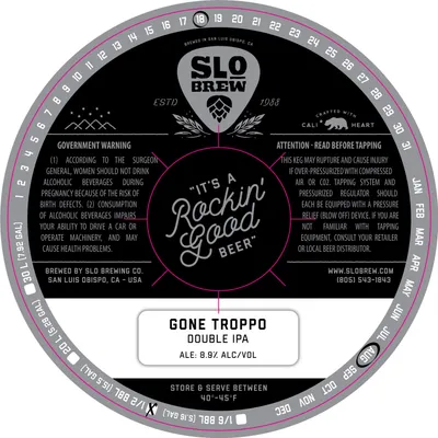 Gone Troppo label