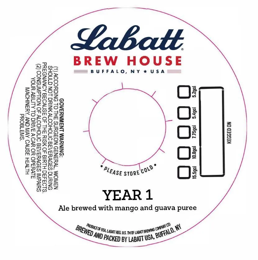 Year 1 — full label as filed with TTB