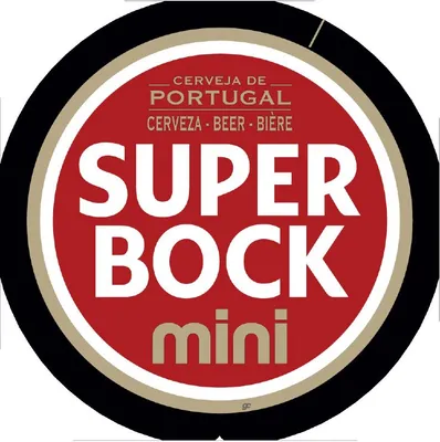 Super Bock Mini label