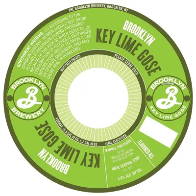Key Lime Gose label