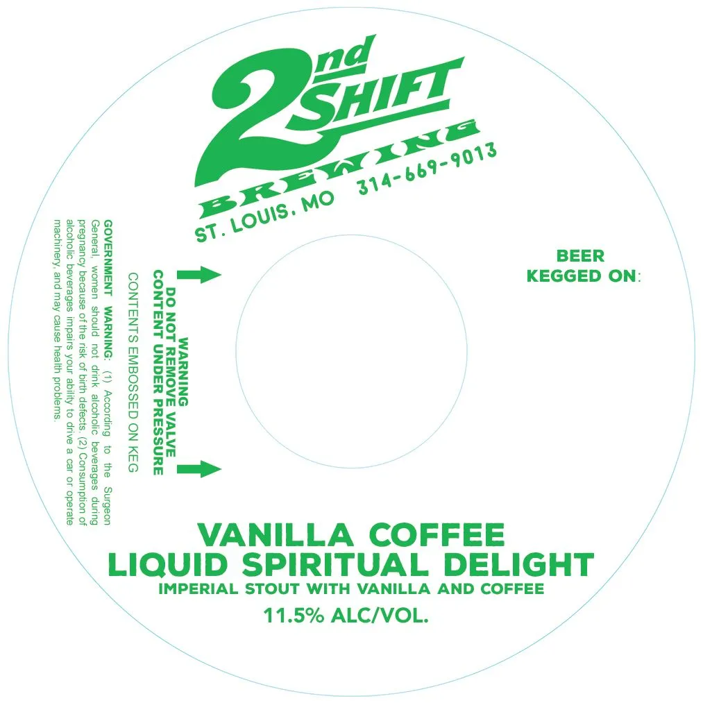 Liquid Spiritual Delight — full label as filed with TTB