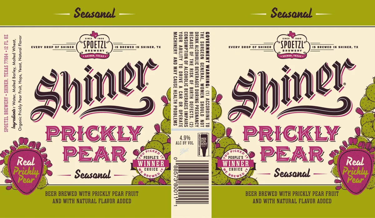 Prickly Pear — full label as filed with TTB