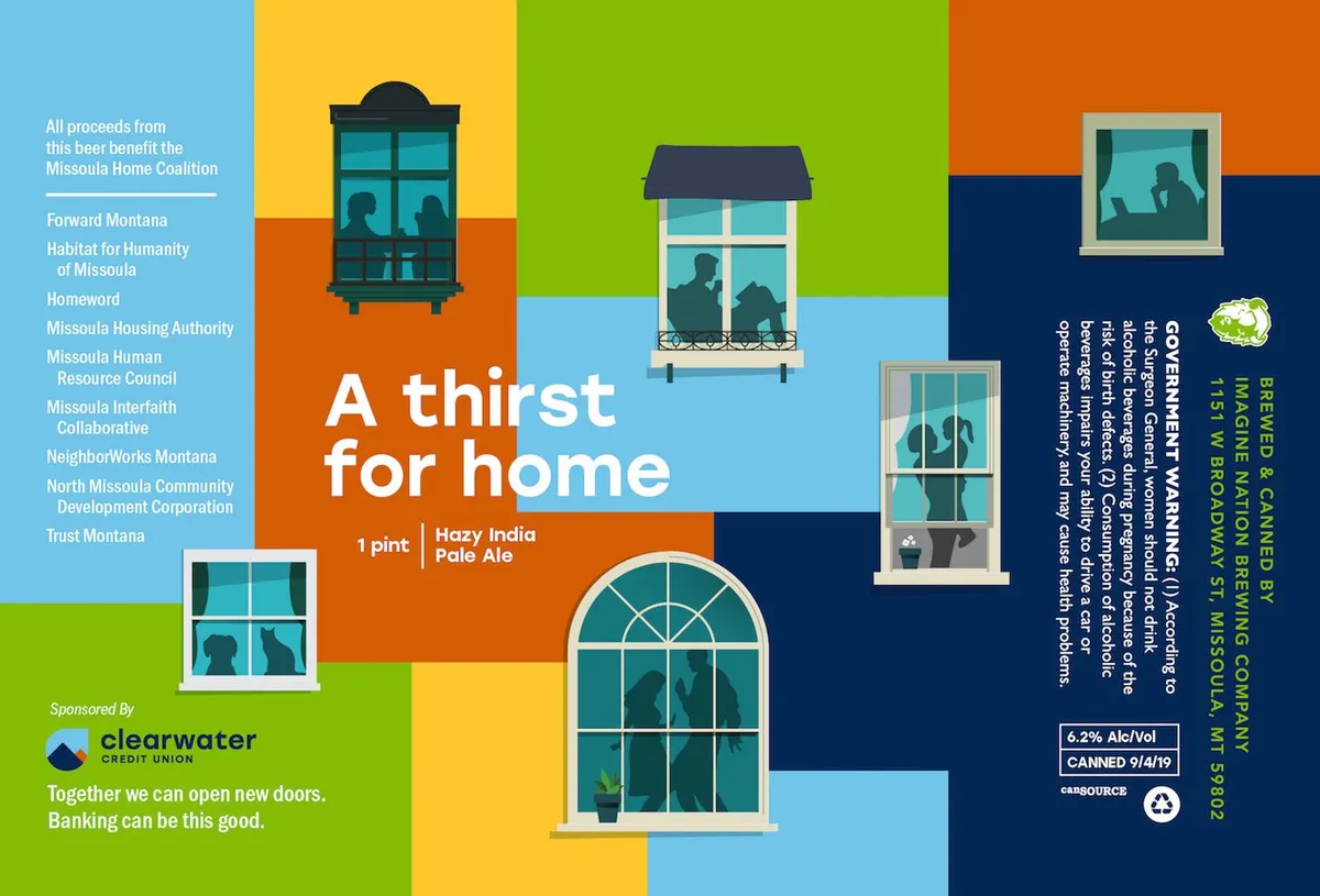 A Thirst for Home — full label as filed with TTB