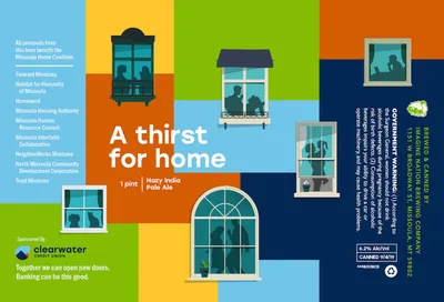 A Thirst for Home label