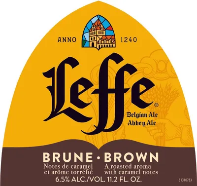Leffe Brune Brown label