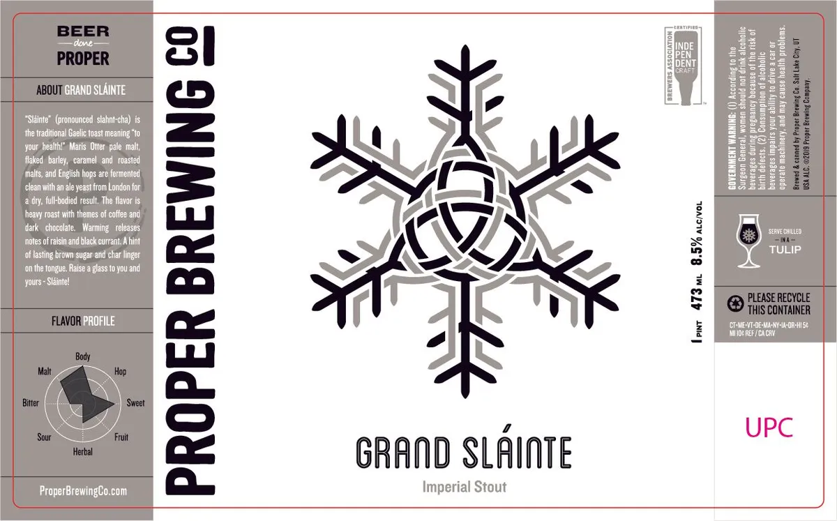 Grand Sláinte label