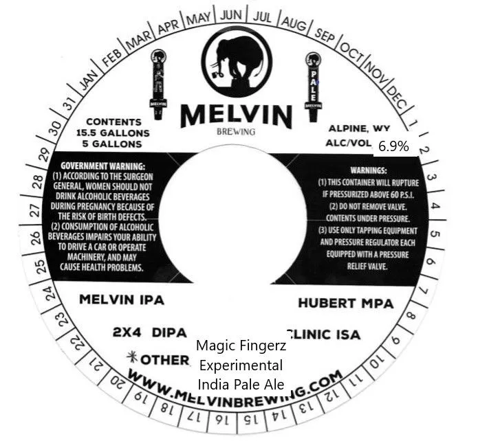 Magic Fingerz — full label as filed with TTB