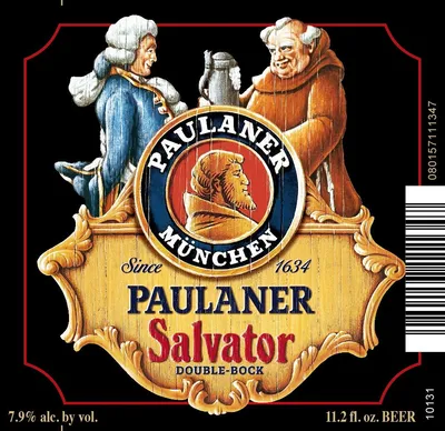 Paulaner Salvator label