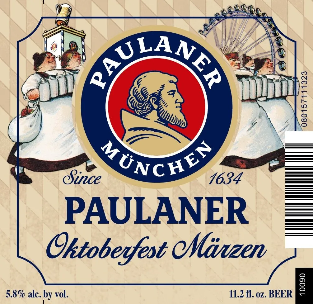 Oktoberfest Märzen — full label as filed with TTB