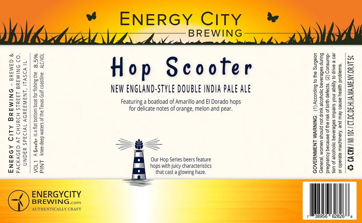 Hop Scooter — full label as filed with TTB