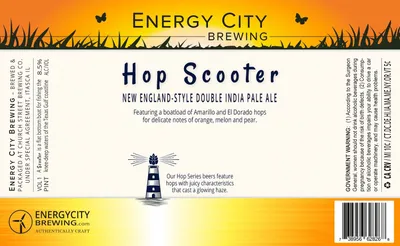 Hop Scooter label