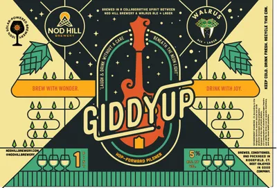 Giddyup label