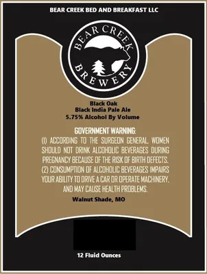 Black Oak label