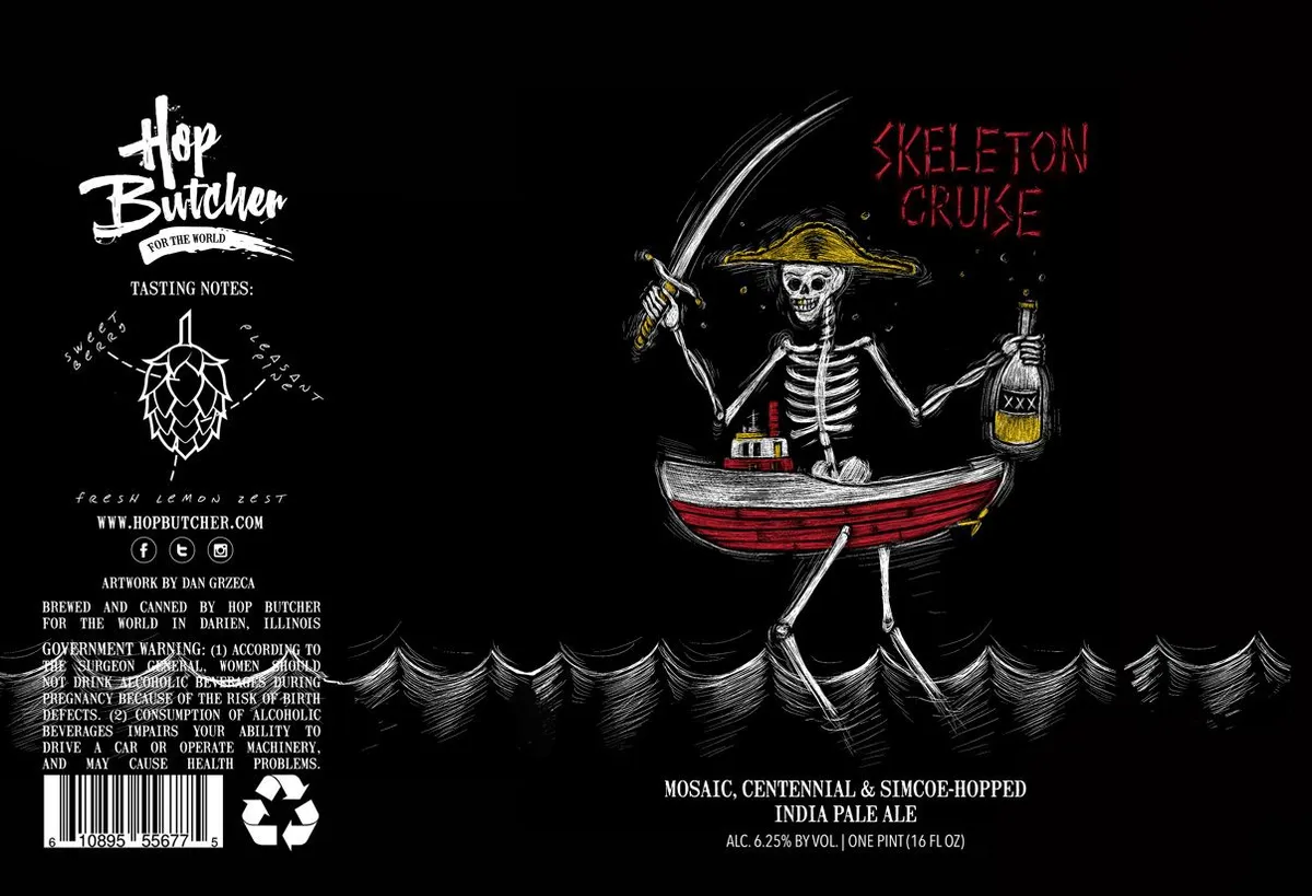 Skeleton Cruise — full label as filed with TTB
