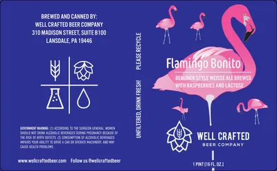 Flamingo Bonito label