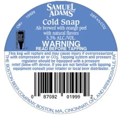 Cold Snap label