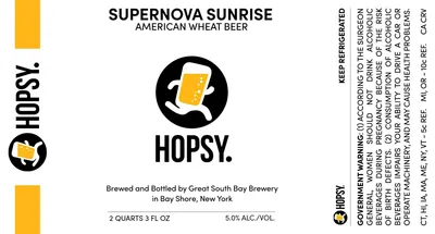Supernova Sunrise label