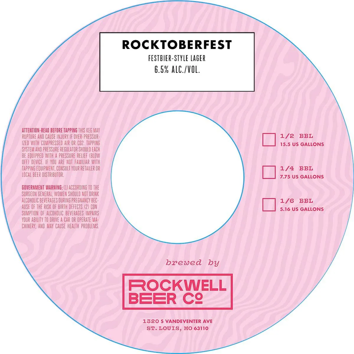 Rocktoberfest — full label as filed with TTB