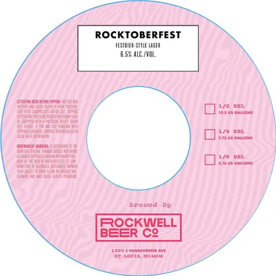 Rocktoberfest label