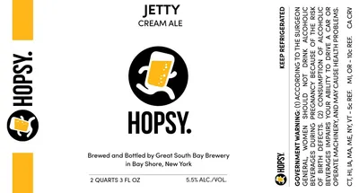Jetty Cream Ale label