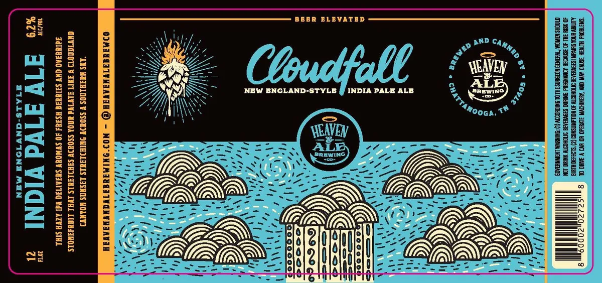Cloudfall — full label as filed with TTB