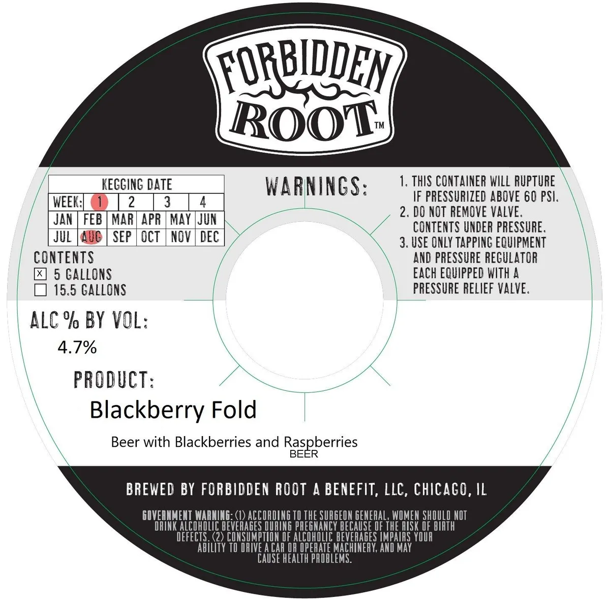 Blackberry Fold — full label as filed with TTB