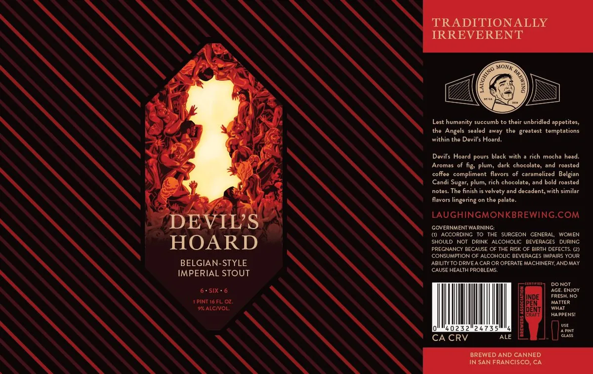 Devil's Hoard — full label as filed with TTB